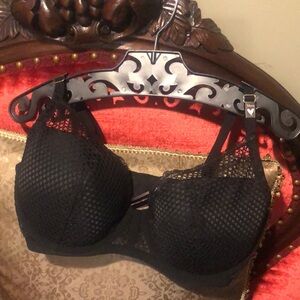 Victoria's Secret Black Mesh Bra